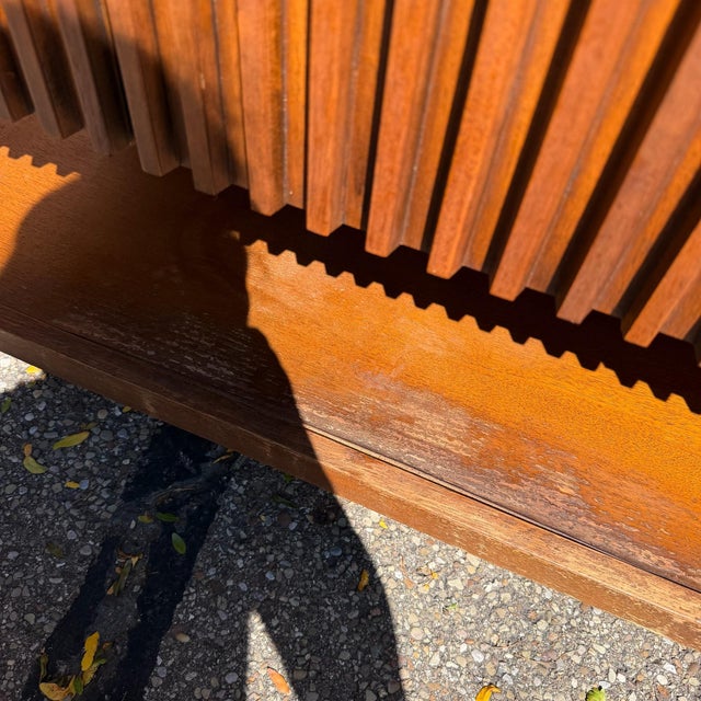 Wood Broyhill Brasilia Mid-Century Modern Walnut Credenza Sideboard For Sale - Image 7 of 11