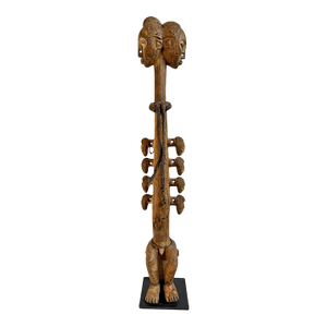 Vintage Old Baule African Male Female Fertility Figure
