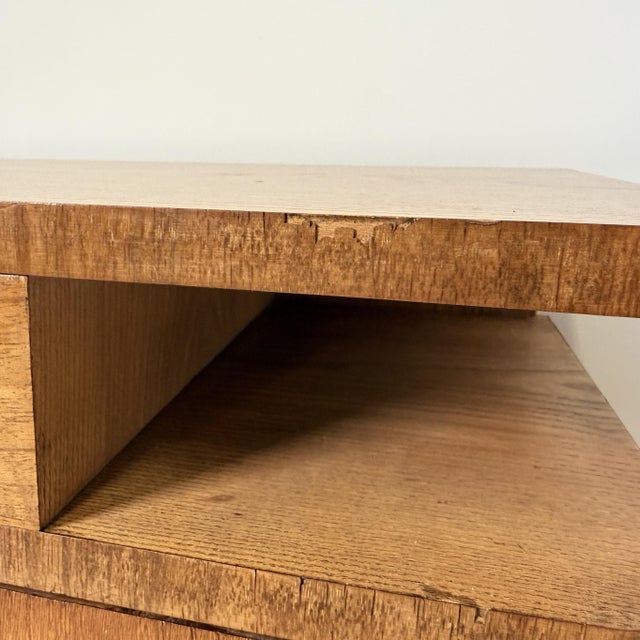 Art Deco Streamline Bedside Tables, 1950s, Set of 2 For Sale - Image 14 of 16