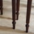 Regency Mahogany Nesting Tables with Glass Tops, Set of 3 For Sale - Image 8 of 9