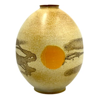 Vintage Japanese-Style Vase by Jacques Serres, 1950s For Sale