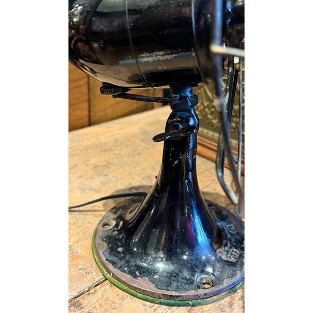 Vintage Emerson 2450b 4 Blade Electric Table Fan Working For Sale - Image 11 of 11