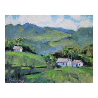 Contemporary Impressionist Upcountry Maui Oil Painting For Sale