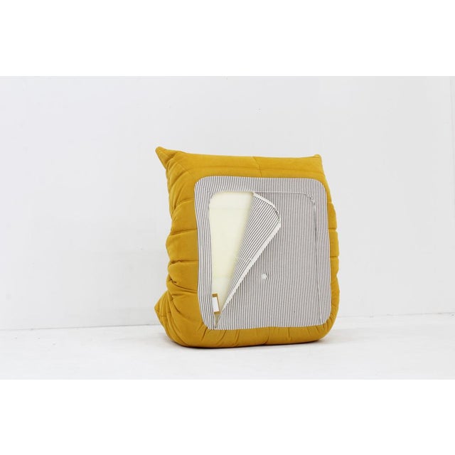 Early 21st Century Togo 1-Seater Armchair by Michel Ducaroy, Alcantara, Ligne Roset, 2018 For Sale - Image 5 of 14