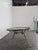 Gilt Wrought Iron Side Table by René Drouet For Sale - Image 3 of 7
