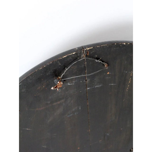 Antique Hall Mirror With Hooks For Sale - Image 10 of 11