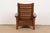 Gustav Stickley Mission Oak Arts & Crafts Bow Arm Reclining Morris Lounge Chair With Ottoman by Warren Hile Studio, Newly Refinished For Sale - Image 10 of 12