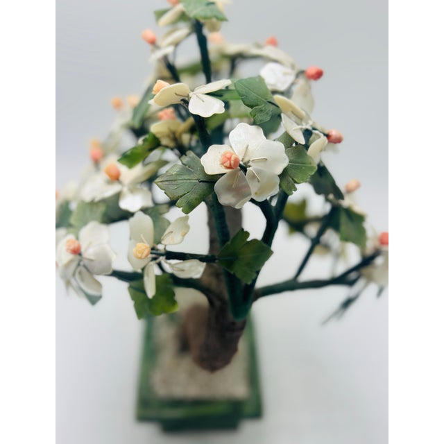 Vintage Hardstone Bonsai Sculpture For Sale - Image 4 of 9