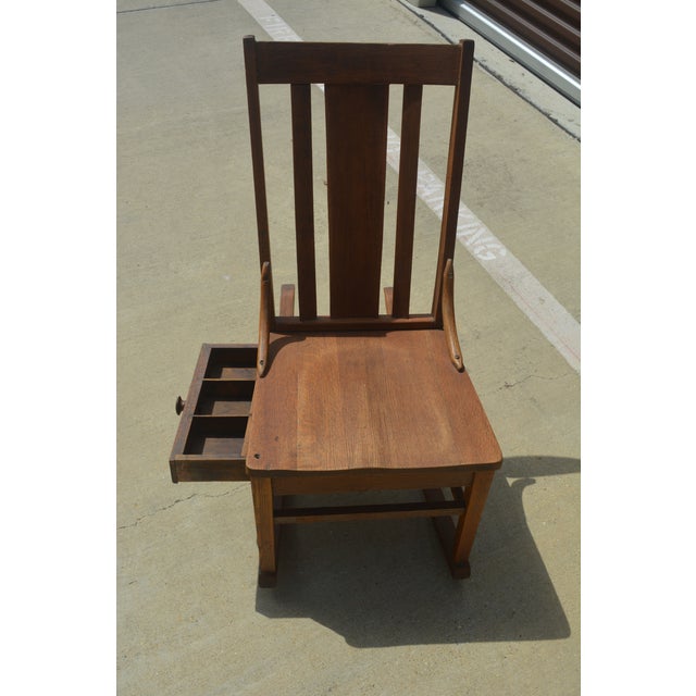 Vintage sewing chair with drawer clearance