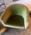 Attributed to Erwin-Lambeth Curved Chrome Lounge Chair With Olive Velvet Upholstery, 1970s For Sale - Image 6 of 11