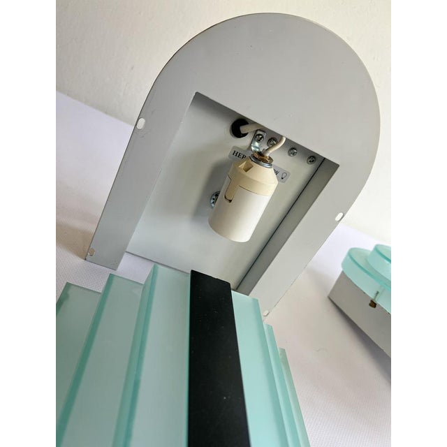1980s Postmodern Acrylic Wall Lights from Herda, Netherlands, 1980s, Set of 2 For Sale - Image 5 of 12