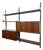 Danish Mid Century Modern Rosewood Wall Unit by Hg Furniture For Sale