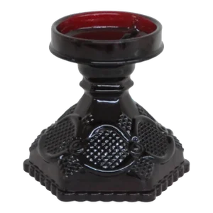 Avon Cape Cod Collection Ruby Red Candle Holder 4201b
