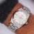Contemporary Vintage Rolex Oysterdate Precision 34mm Manual Wind Steel Oyster Bracelet Watch For Sale - Image 3 of 8