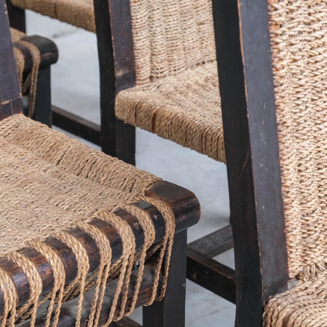 Art Deco French Dining Chairs attributed to Francis Jourdain, 1930s, Set of 6 For Sale - Image 15 of 16