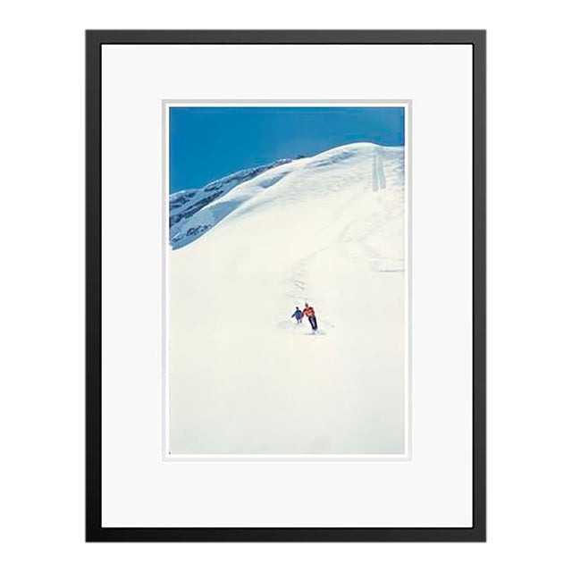 Toni Frissell 'The Perfect Piste' Archival Pigment Print Framed in Black For Sale