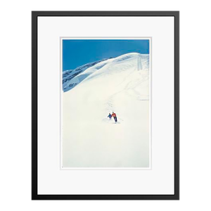 Toni Frissell 'The Perfect Piste' Archival Pigment Print Framed in Black