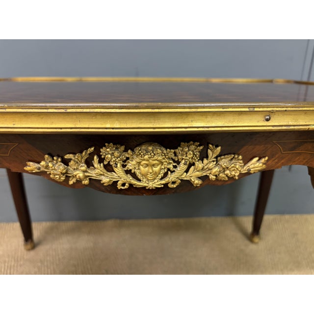 French Parquetry Coffee Table, 1910 For Sale - Image 4 of 14