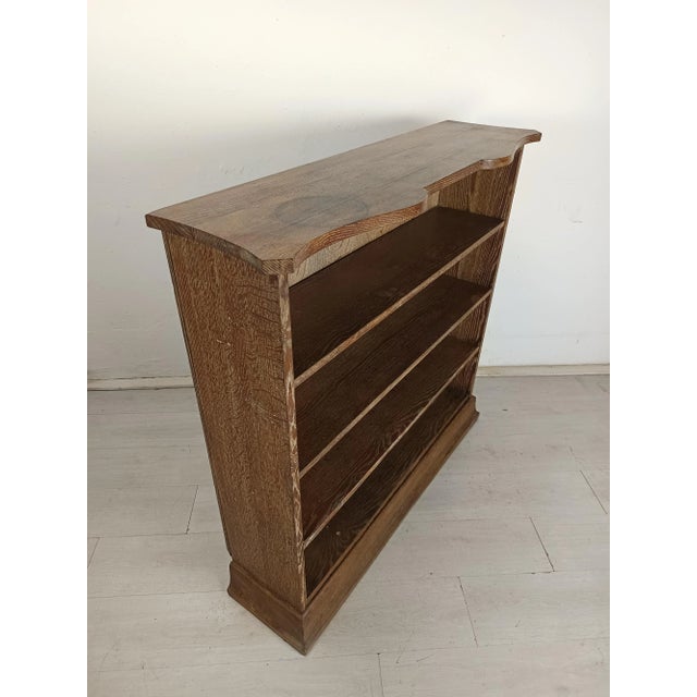 Art Deco Whitewashed Oak Shelf, 1920s For Sale - Image 4 of 18