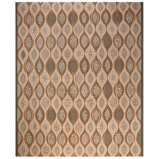 Modern Swedish Flat-Weave Wool Rug by Doris Leslie Blau For Sale