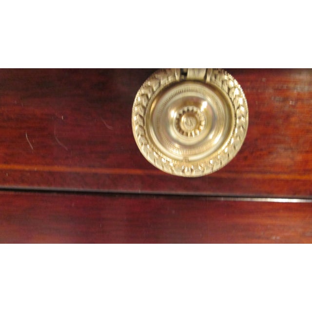 Burgundy Traditional Beacon Hill Collection Pembroke Table For Sale - Image 8 of 12