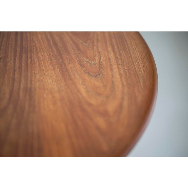 Wood Vintage Danish Extendable Dining Table in Teak by Henning Kjærnulf for Sorø Stolefabrik, 1960s, Set of 5 For Sale - Image 7 of 18