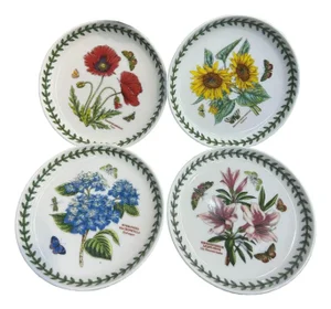 Botanical Garden Floral Ceramic Dinner Plates – Set of 4