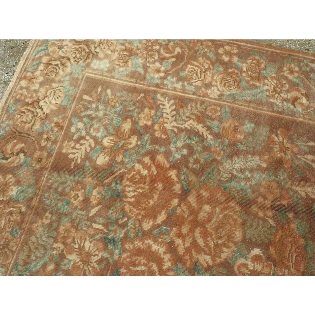Khaki Galerie Shabab Collection Mid-20th Century Caucasian Karabagh Rug For Sale - Image 8 of 10