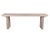 2020s 8 Feet Long Modern White Teak Console Table 58 For Sale - Image 5 of 6