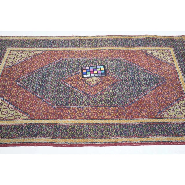 Antique Turkish Tribal Rug 3' x 4'7'' For Sale - Image 9 of 10