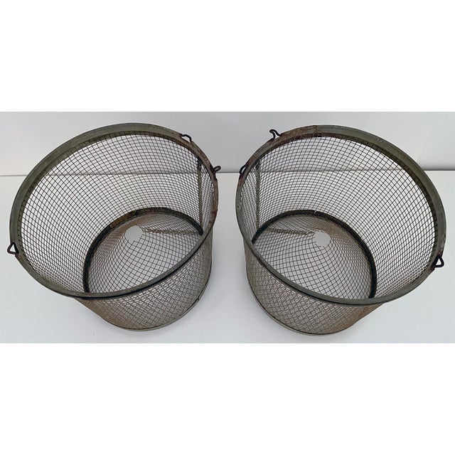 1960s Vintage Fish Trap Baskets a Pair Chairish