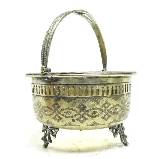 Austro-Hungarian Empire Eclectic Sugarbowl, 1890s For Sale - Image 6 of 7