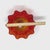 Add a vibrant pop of color to your collection with this stunning Amberina crackle glass bowl. Featuring a dramatic two-...