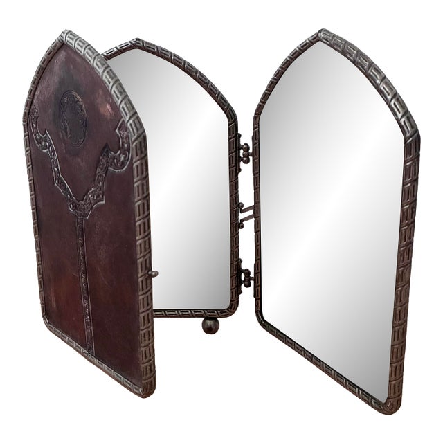 Art Deco Tri-Fold Boudoir Vanity Mirror, English, 1920s For Sale