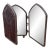Art Deco Tri-Fold Boudoir Vanity Mirror, English, 1920s For Sale
