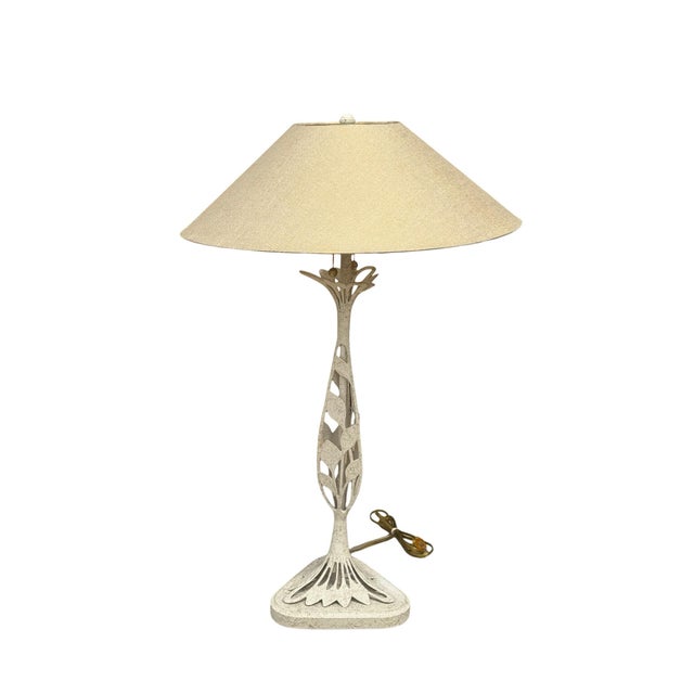 1980s Vintage Frederick Cooper Table Lamp & Original Shade For Sale - Image 5 of 12