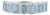 2.2ct Emerald-Cut Aquamarine & Diamond Half Eternity Band Ring Size 8 in 18k Gold For Sale