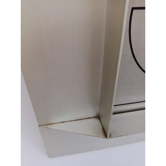 3D Optical Art Space Age Aluminum Multiple from Studiozero, 1970s For Sale - Image 6 of 11