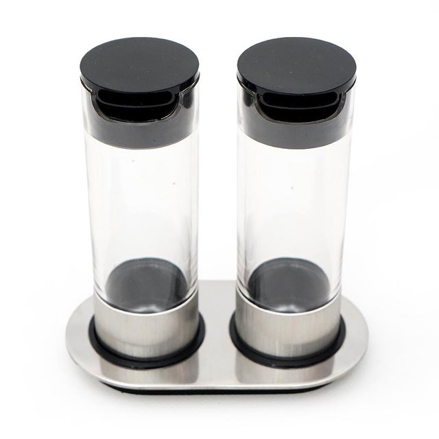 1970s Cylindrical Oil and Vinegar Set by Studio Opi for Cini and Nils, 1970s, Set of 2 For Sale - Image 5 of 14