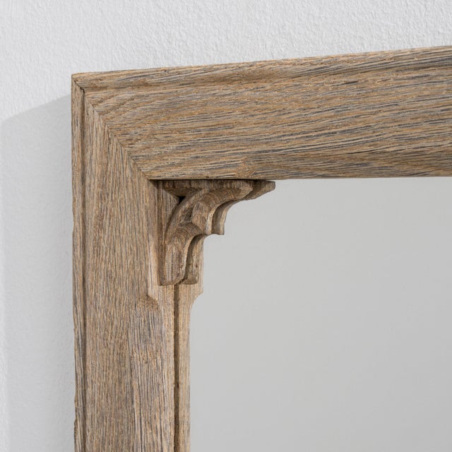 French 19th Century France Red Wood Mirror For Sale - Image 3 of 10
