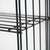 Black Mid-Century Modern Dutch Metal Minimalist Black Bookshelve, 1960s For Sale - Image 8 of 11