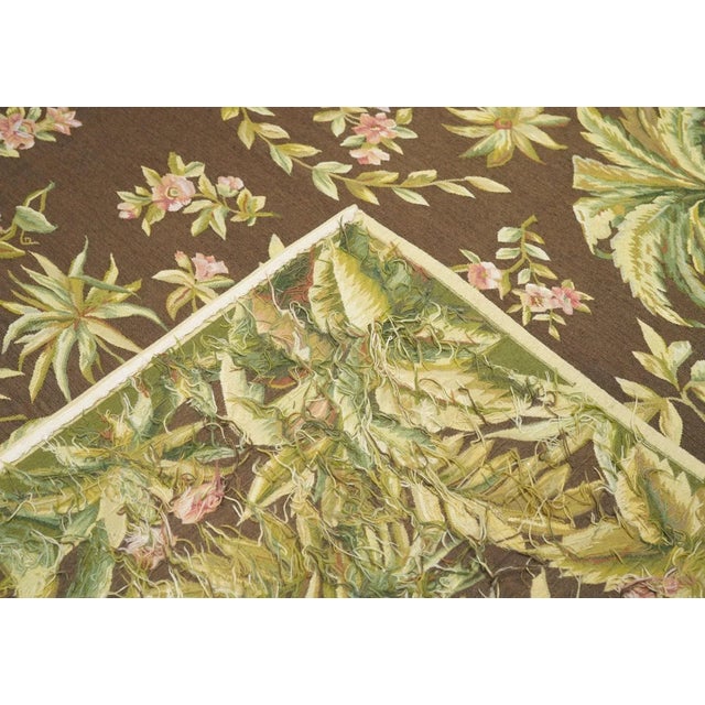 Aubusson Rug 7'9'' X 10'1'' For Sale In New York - Image 6 of 6