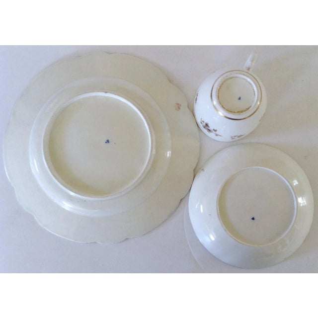 Early Gilt Porcelain Trio For Sale - Image 4 of 5