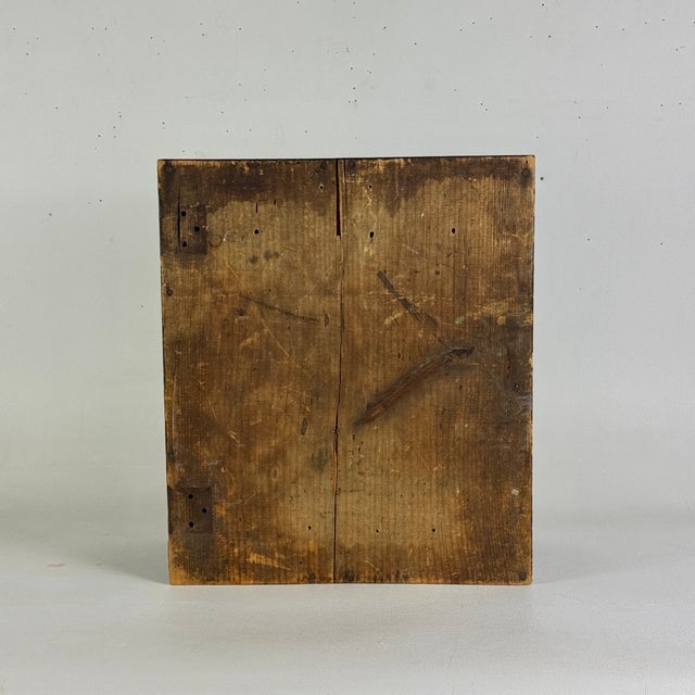 Epic 19th Century Painters Wooden Cupboard Box With Hand Painted Label and Construction For Sale In New York - Image 6 of 17