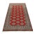 Bokhara Jaldar Rug 4’11” X 7’7” Red Wool Tribal Hand-Knotted Oriental Carpet For Sale