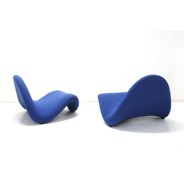 Model 557 Tongue Lounge Chairs attributed to Pierre Paulin for Artifort, 1980s, Set of 2 For Sale - Image 13 of 16