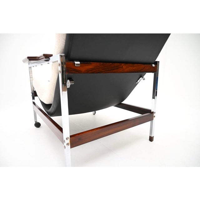 Brown Vintage Swedish Crown Lounge Chair by Eric Merthen, 1960 For Sale - Image 8 of 11
