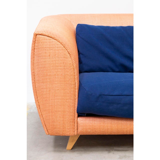 Pair of magnificent sofas mod. Bon ton by giuseppe viganò for bbb bonacina, 1996 they are a size s (two seater) and a size...