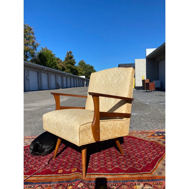 MidCentury Modern Platform Rocker Chair Chairish