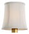 Visual Comfort Signature 5" Champagne Silk Soft Empire Shade For Sale